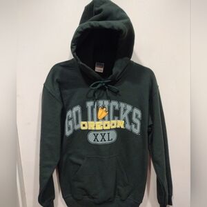 Gildan Oregon Ducks Graphic Hoodie Sz Adult S- Winter Fan Wear Athletic Sporty